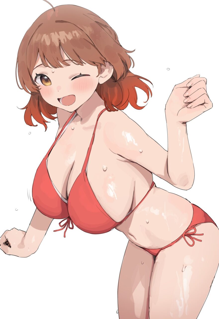 垂れ乳のエロ画像フォルダを解放していく