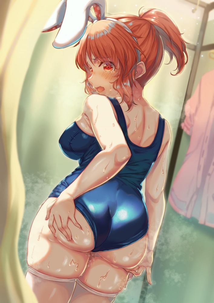 スク水の二次エロ画像を愛でる。