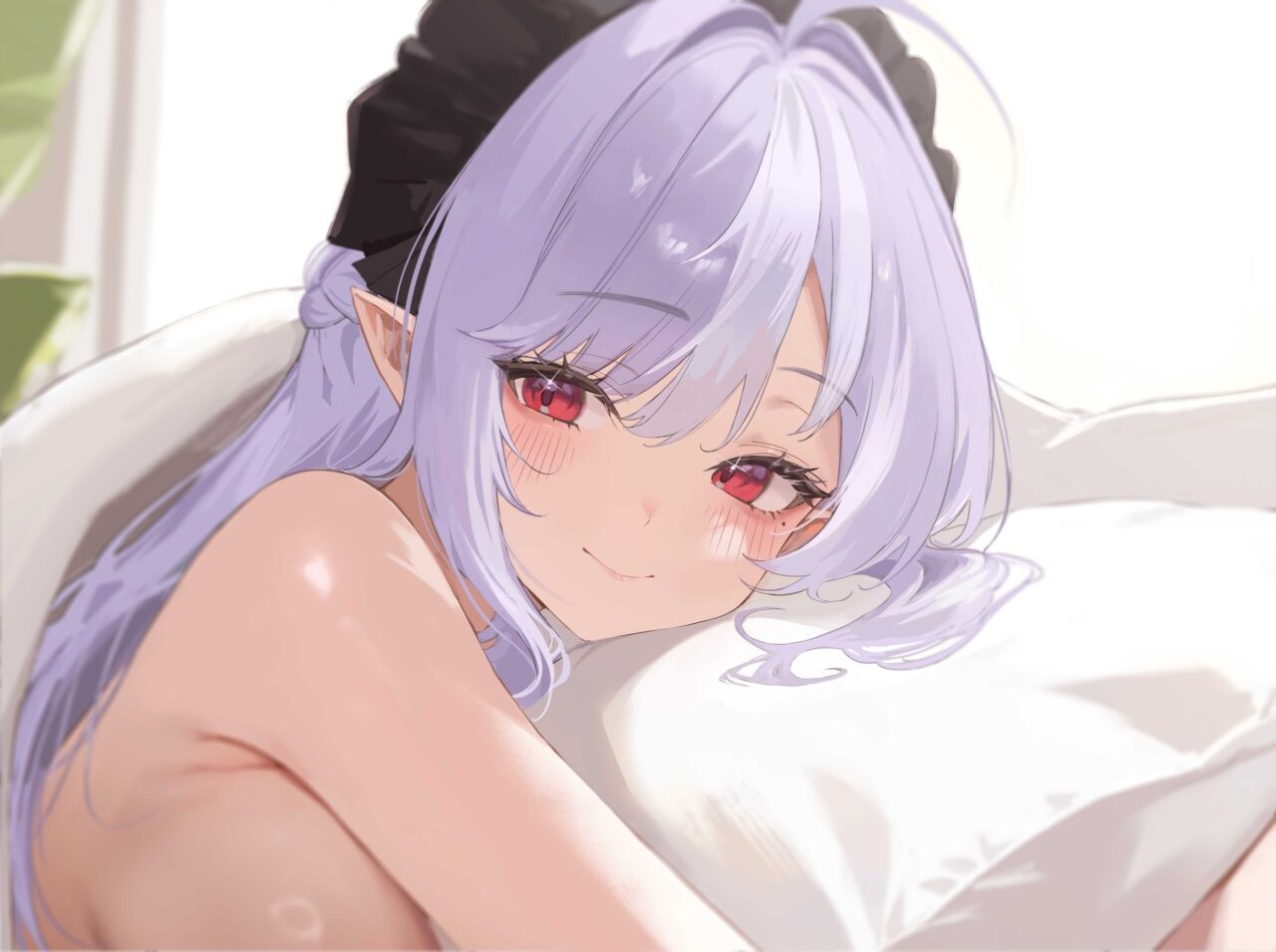 紫髪の二次エロ画像を愛でる。