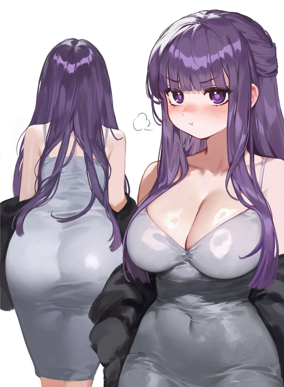 お尻の可愛い二次元画像。