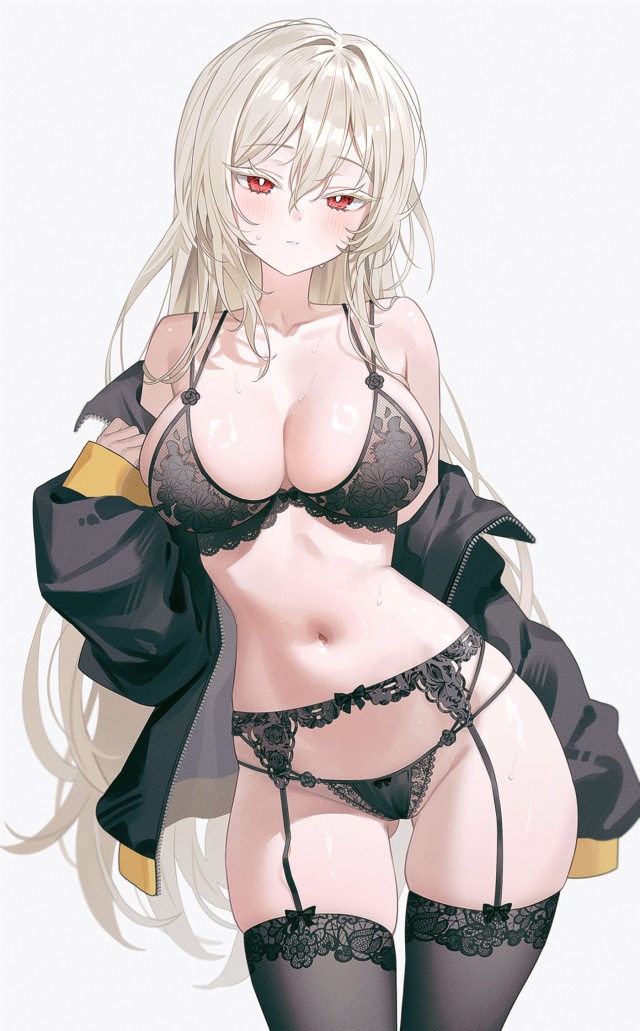 銀髪のエロ画像をアップ！