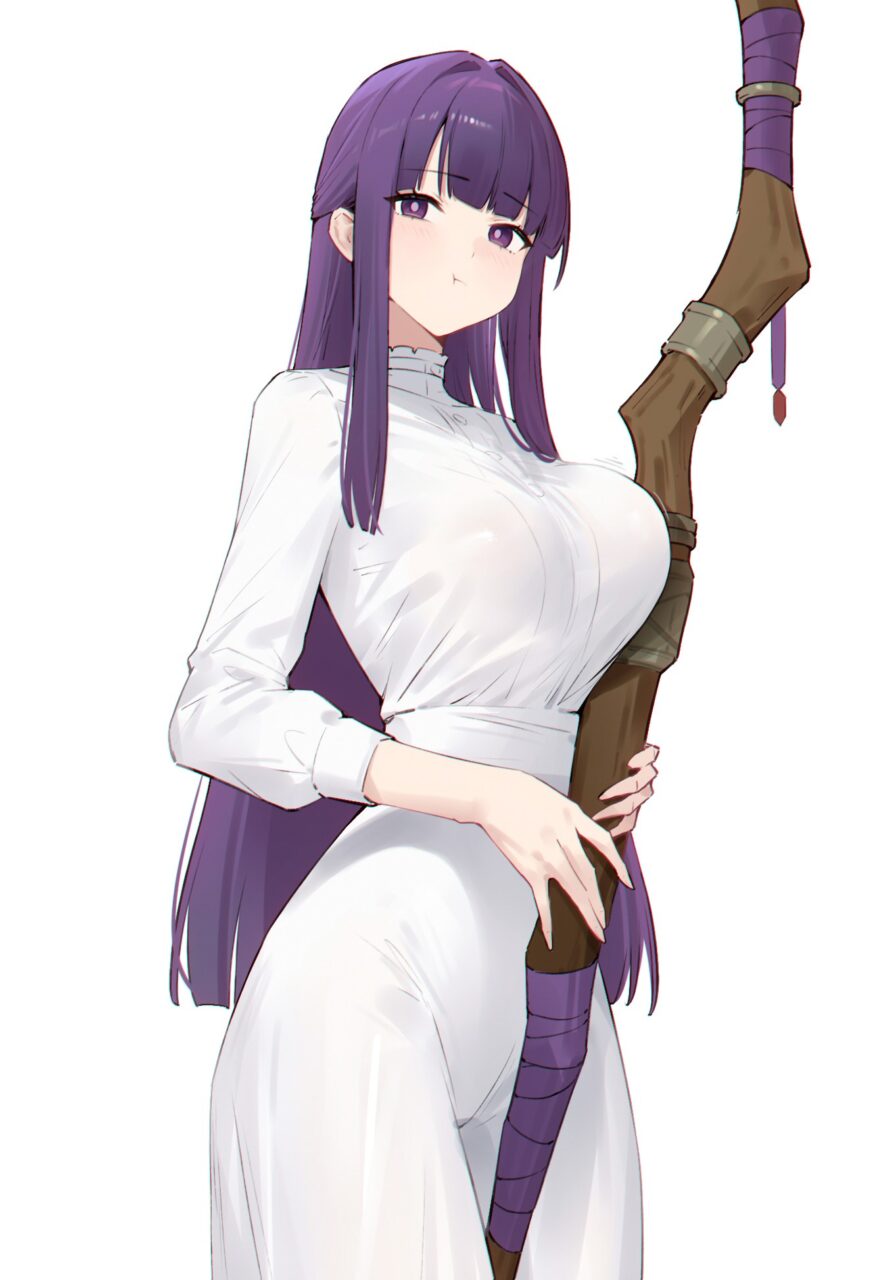 紫髪の二次エロ画像を愛でる。