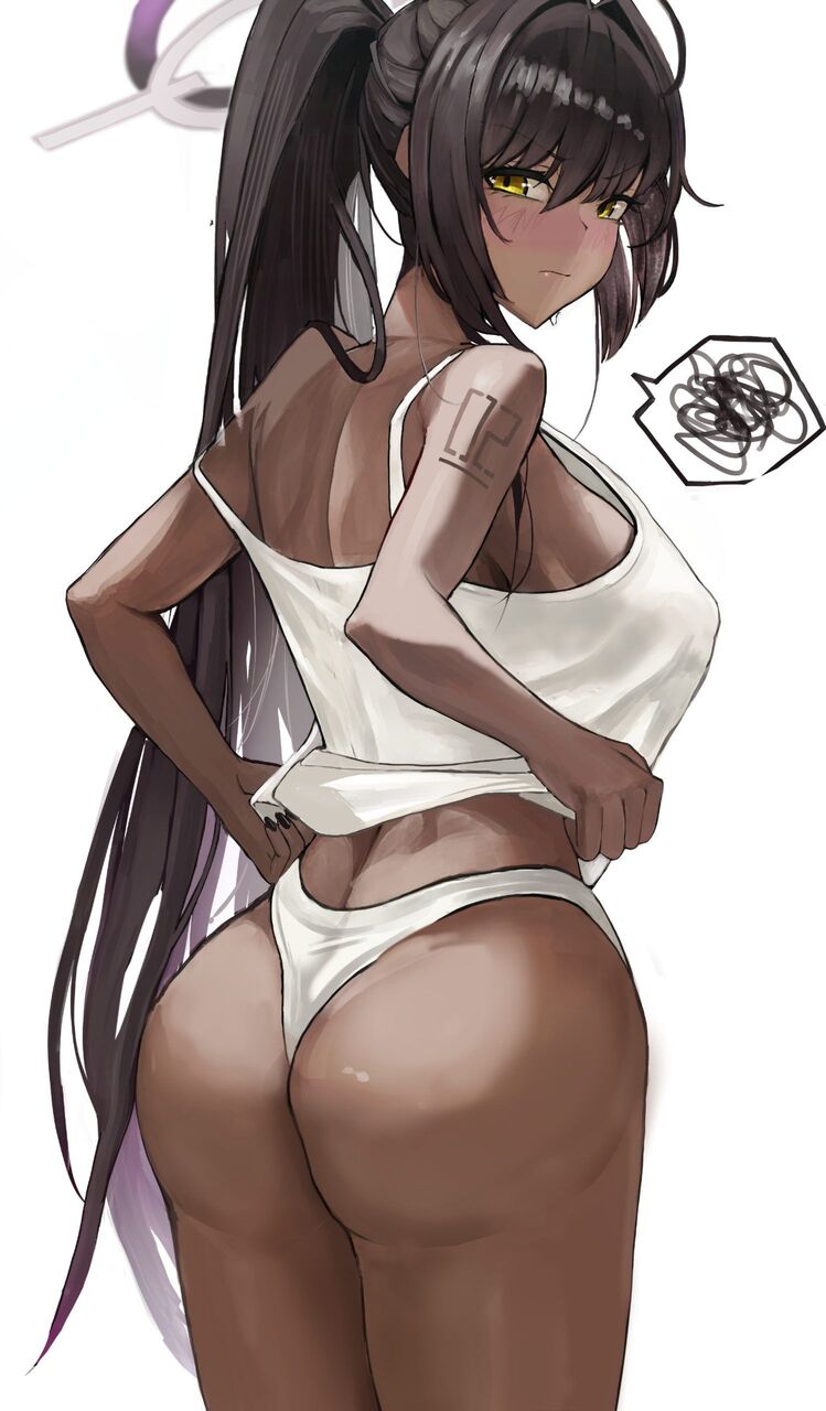 日焼け・褐色の萌えイラスト