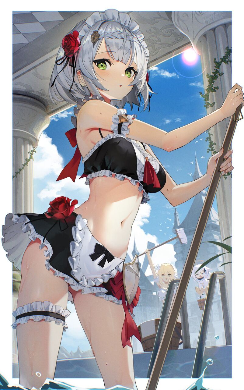 メイドの二次エロ画像くだしあ。