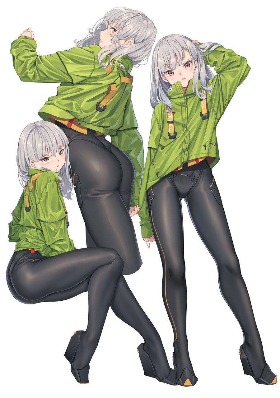 お尻の可愛い二次元画像。