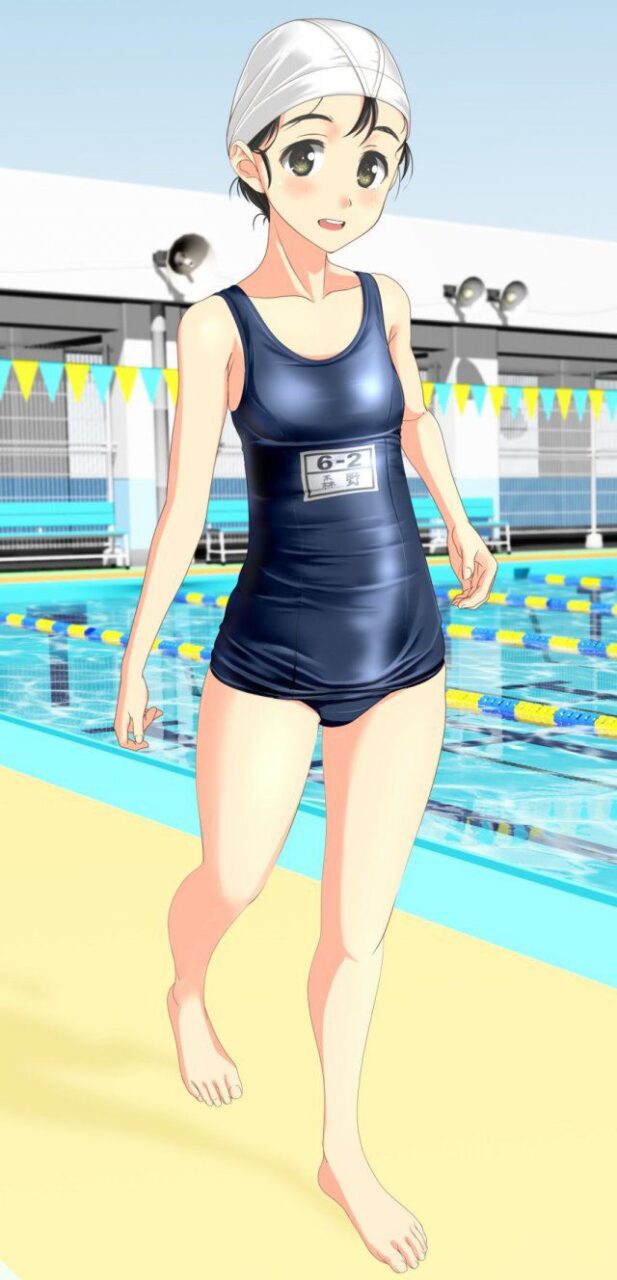 スク水の二次エロ画像を愛でる。