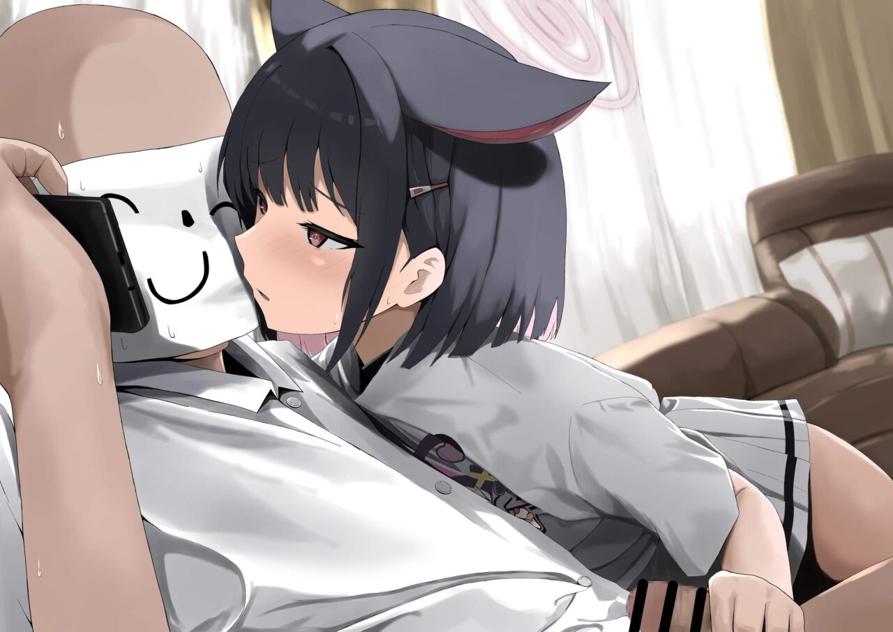 手コキの二次エロ画像