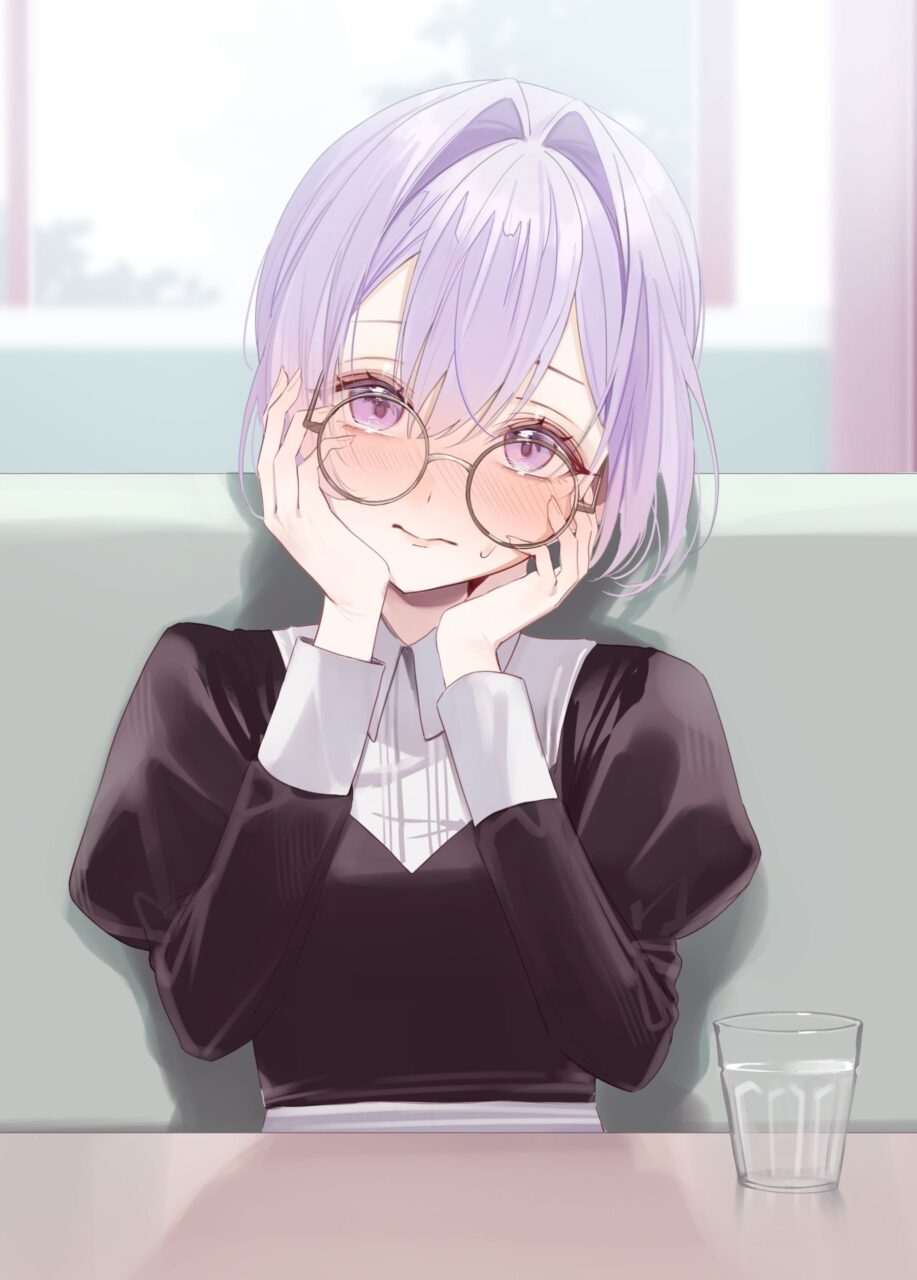 紫髪の二次エロ画像を愛でる。