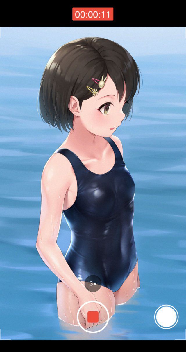 スク水のエロ画像フォルダを解放していく