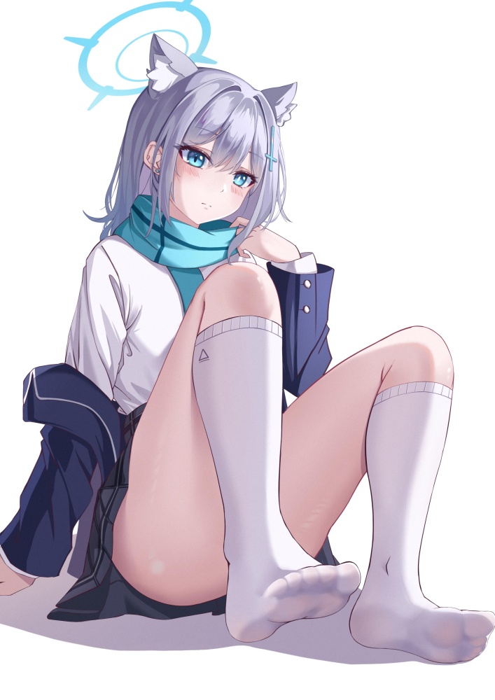 銀髪の虹エロ画像