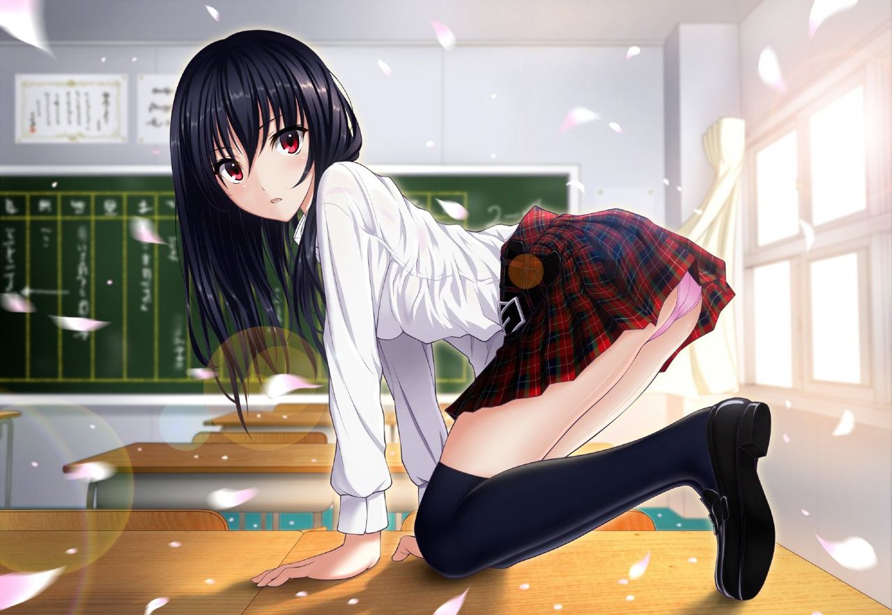 黒髪の二次エロ画像くだしあ。