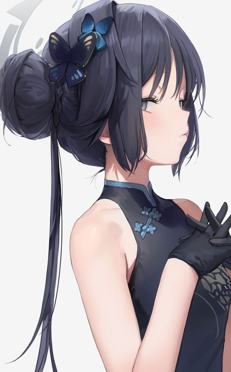 黒髪の二次エロ画像くだしあ。