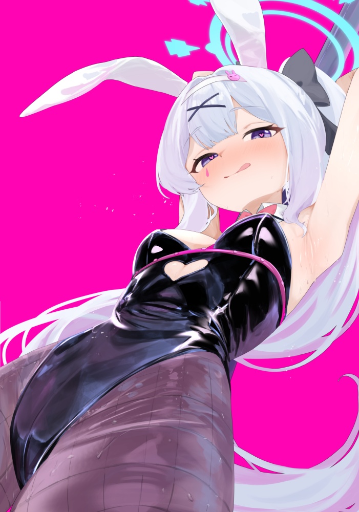 銀髪の虹エロ画像
