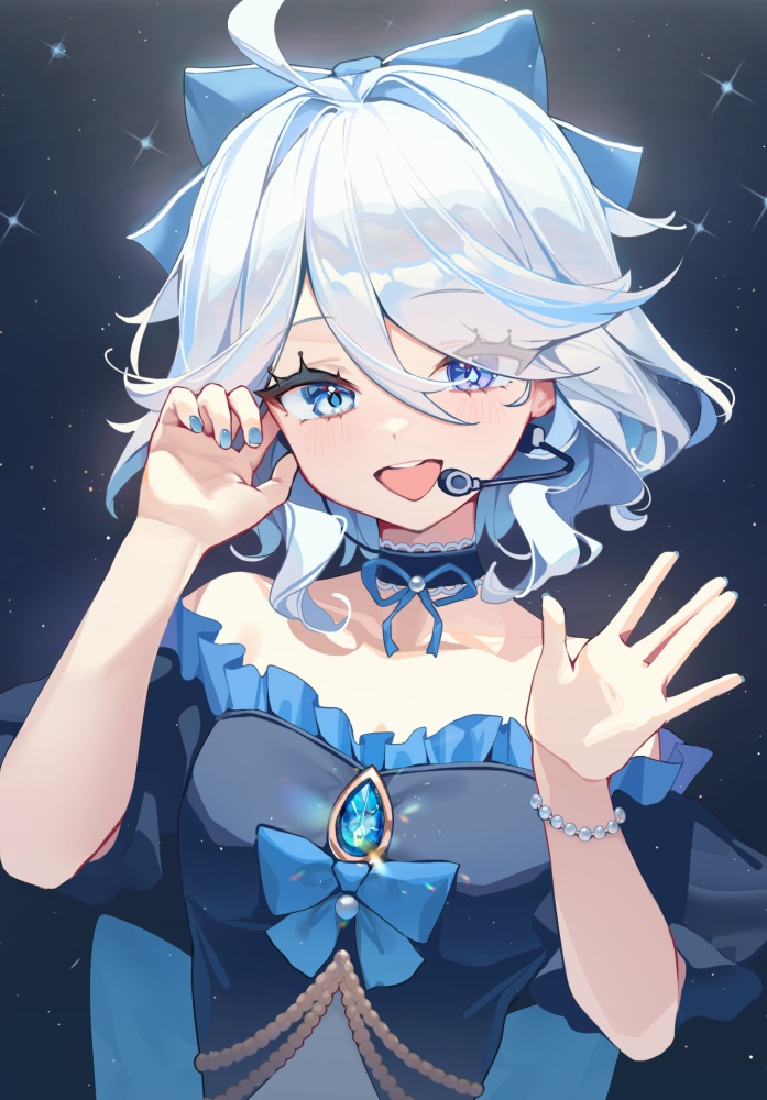 銀髪の虹エロ画像