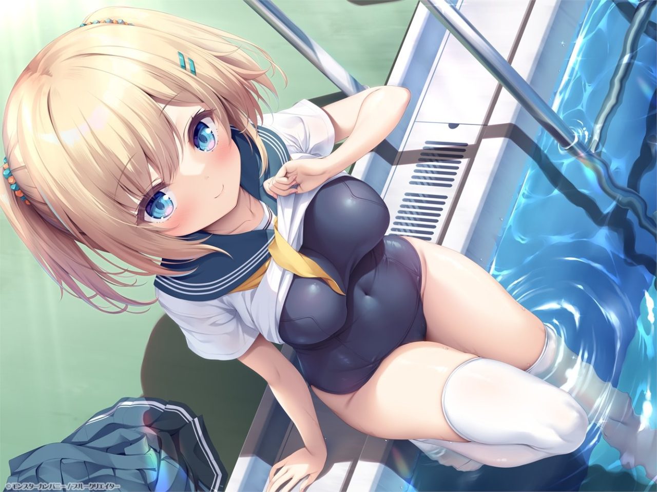 スク水のオナネタ画像を集めたよー！！