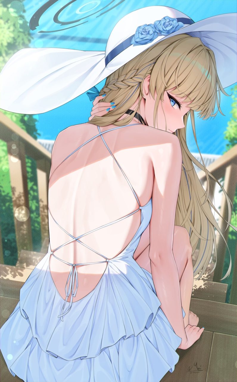 背中の二次エロ画像で抜きたい！