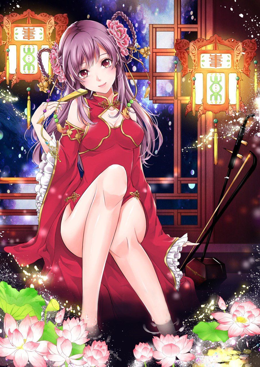 チャイナ服の二次エロ画像で！