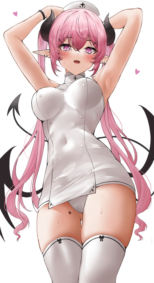 ツインテールの二次元エロ画像。