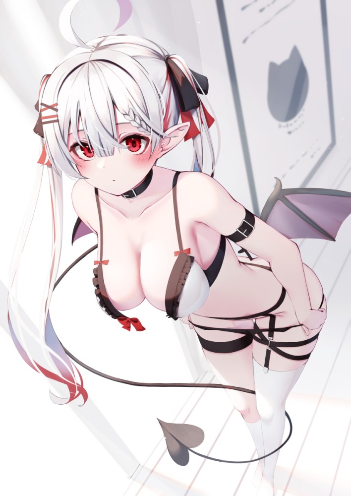 ツインテールの二次元エロ画像。