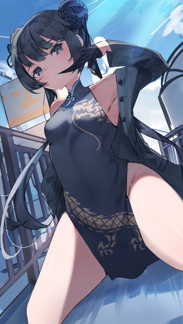 ツインテールの二次元エロ画像。