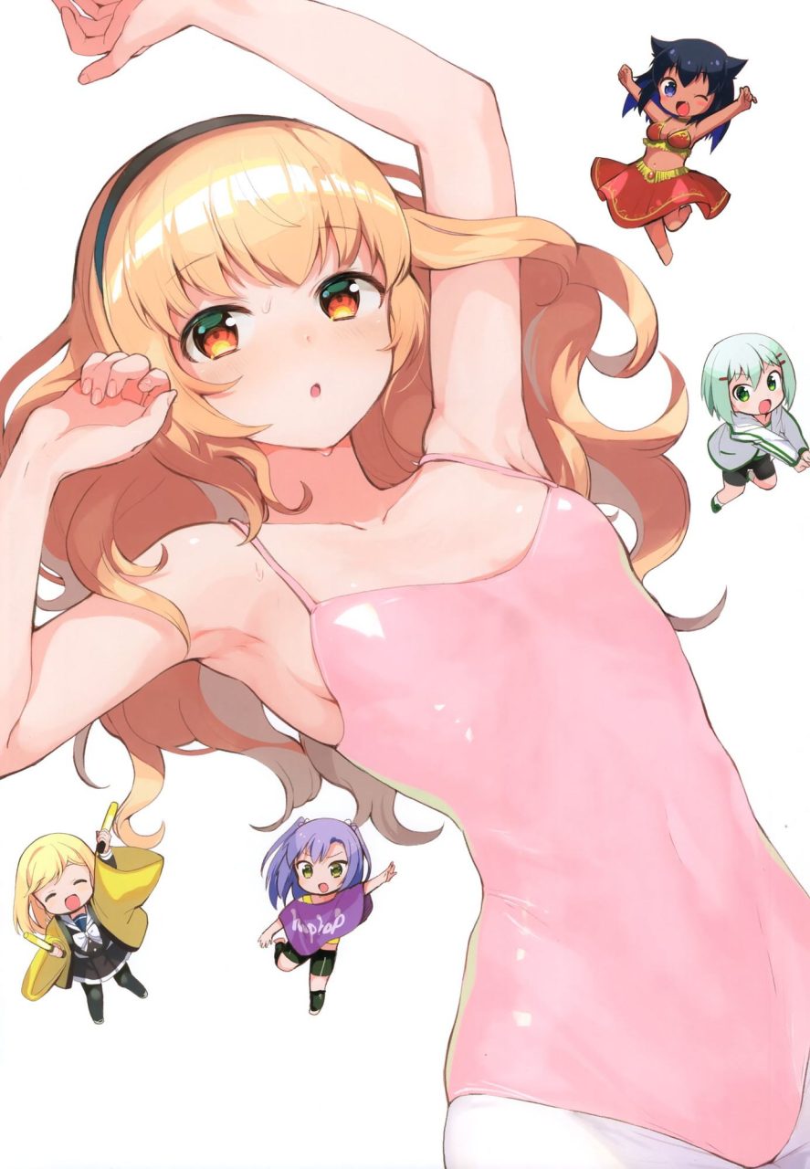 レオタードの二次エロ画像を愛でる。