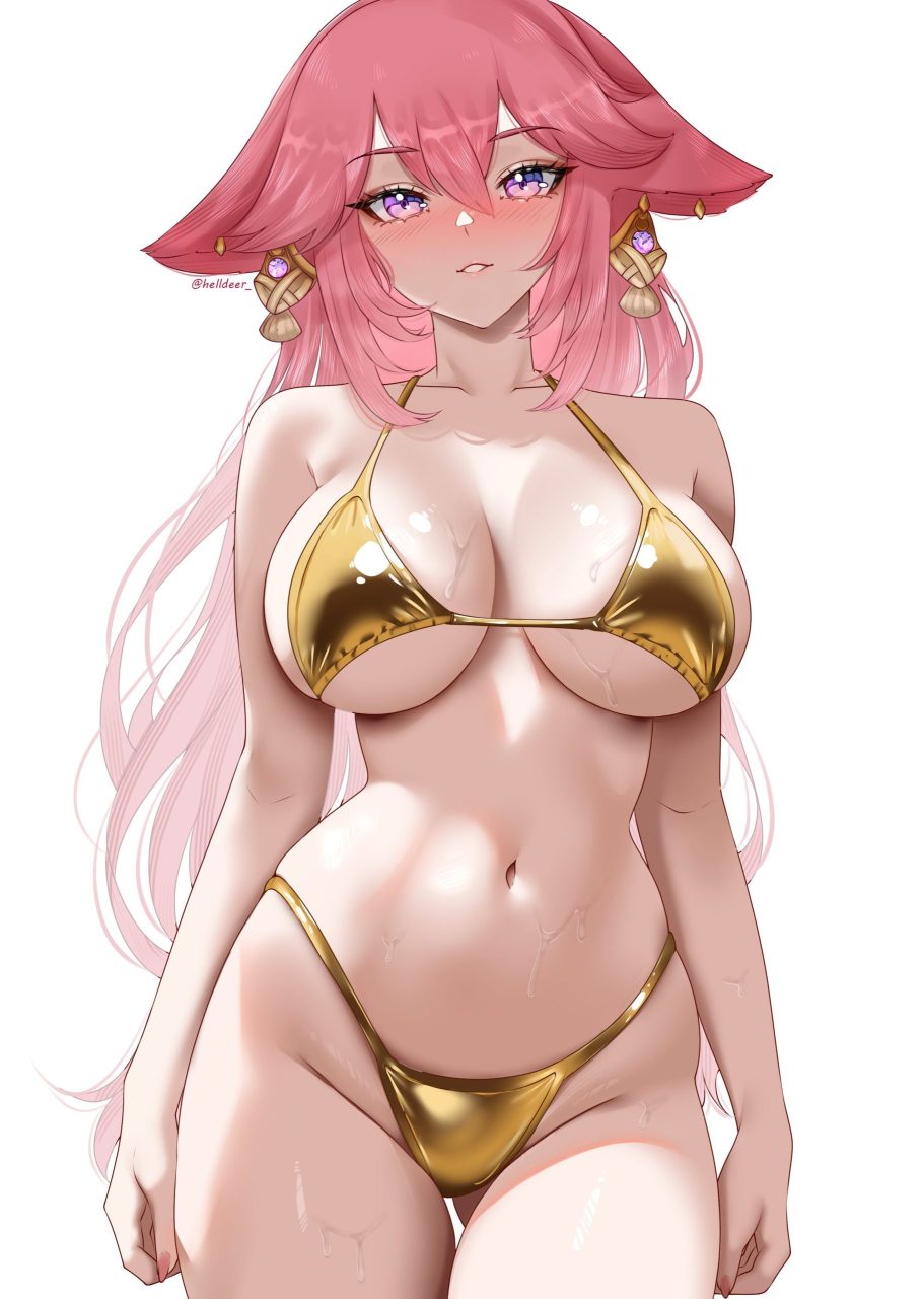 おへその二次元エロ画像。