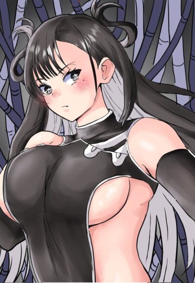 巨乳の可愛い二次元画像。