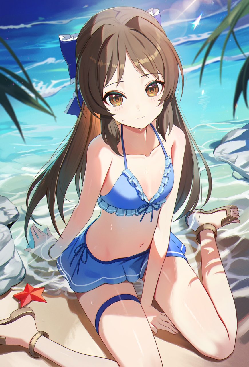 おへその二次元エロ画像。