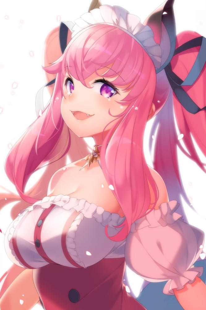 巨乳の可愛い二次元画像。