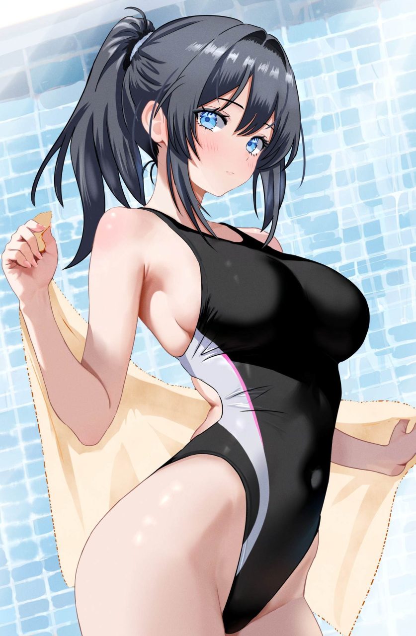 競泳水着で一発ヌキたい