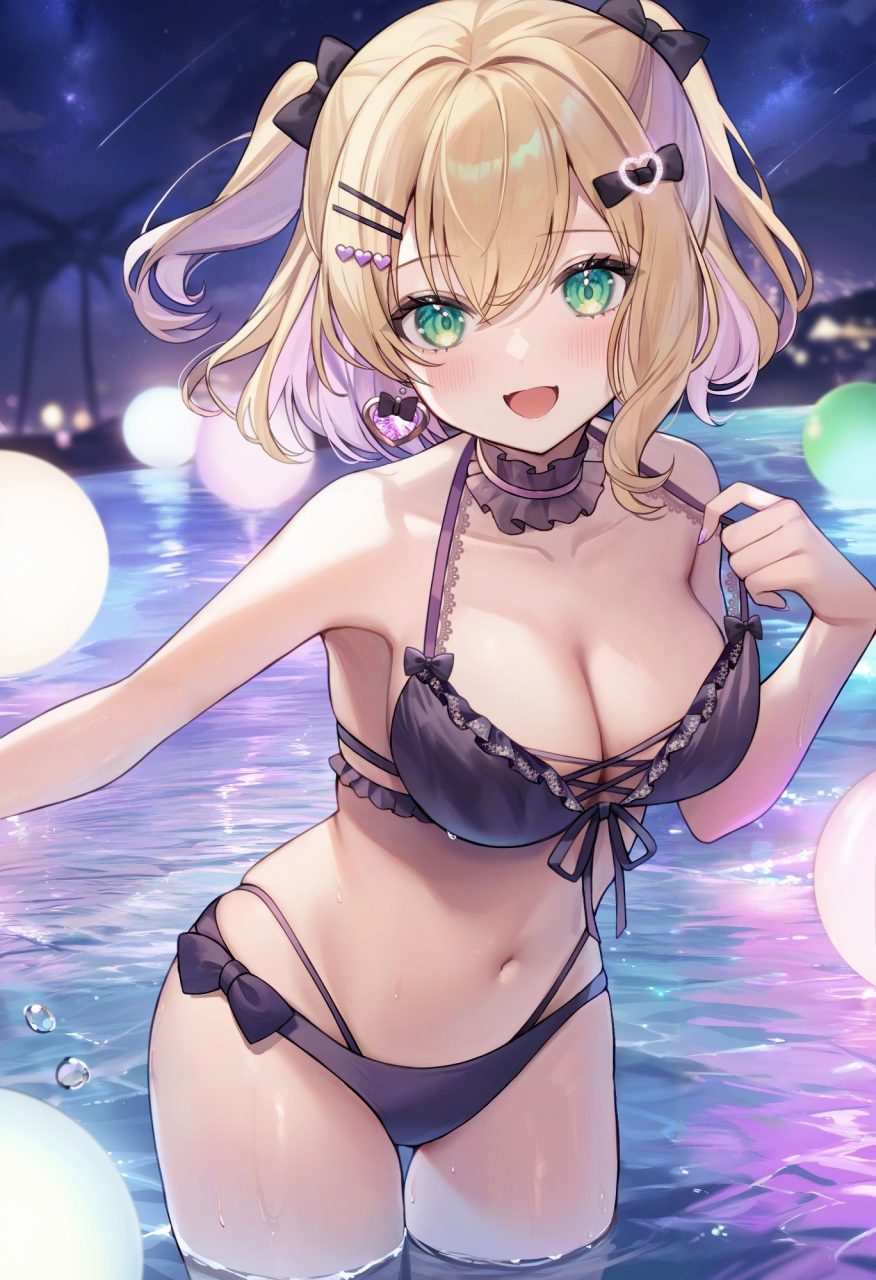 おへその二次元エロ画像。