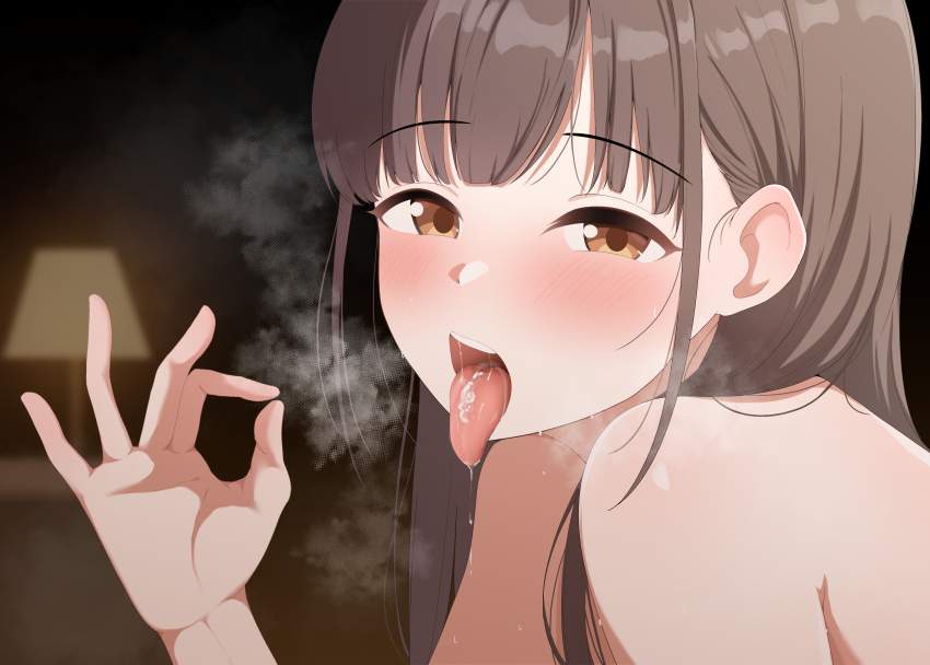 口内射精のエロ画像