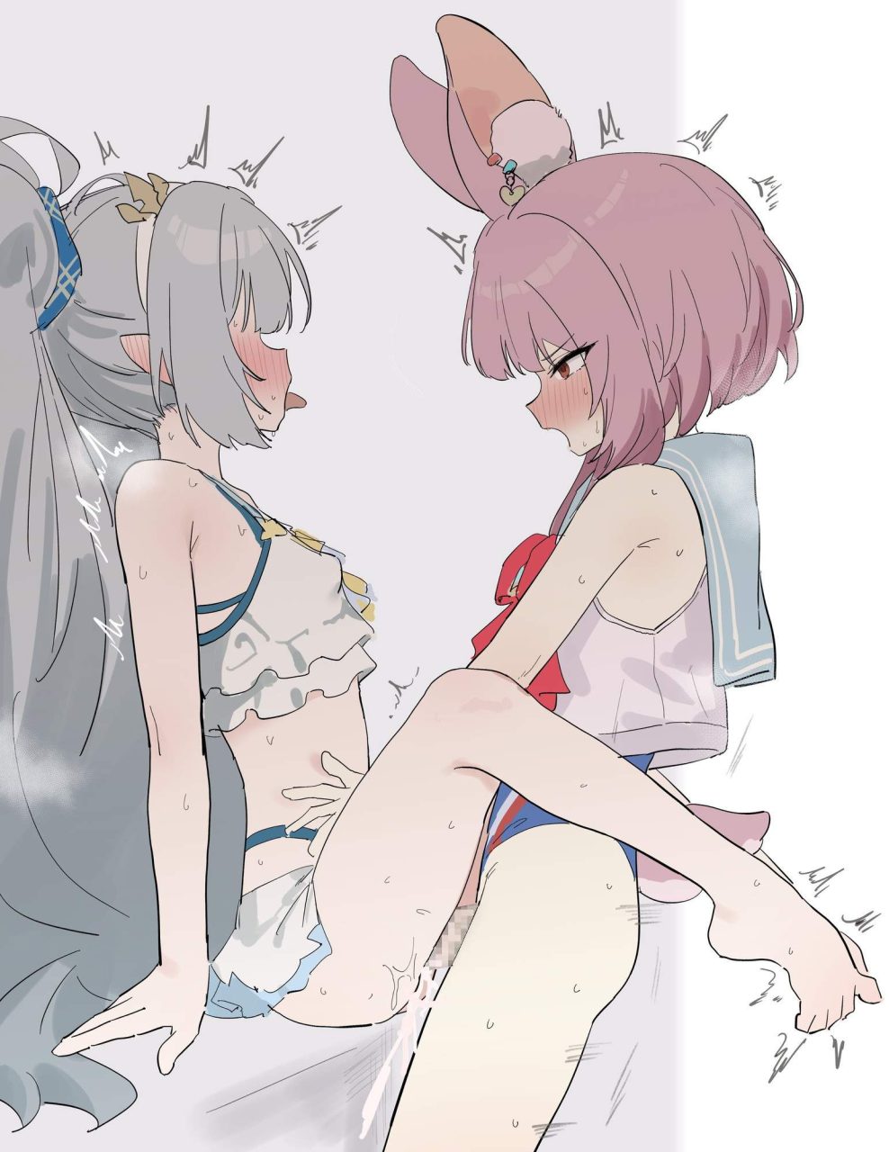 百合・レズの二次元エロ画像。