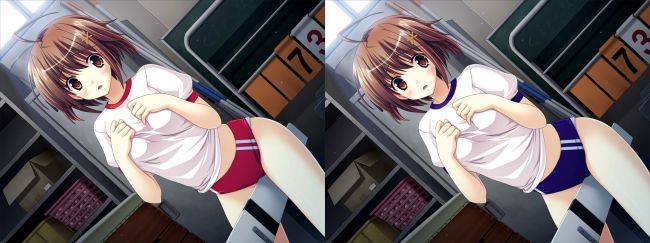 体操服・ブルマの二次フェチ画像。