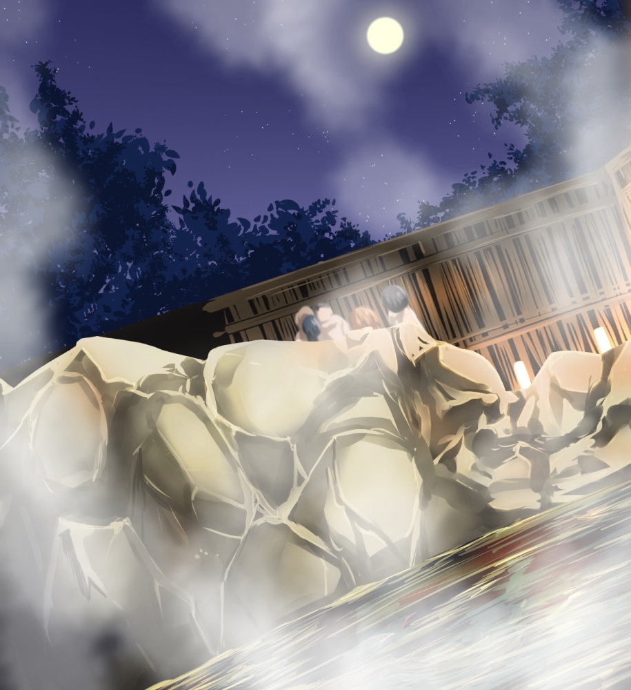 温泉のエロ画像を復習していく