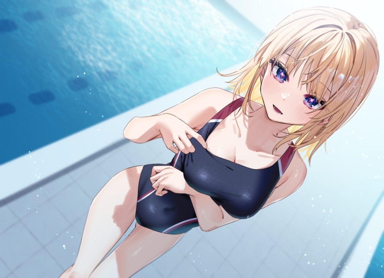 競泳水着のレベルが高いエロ画像