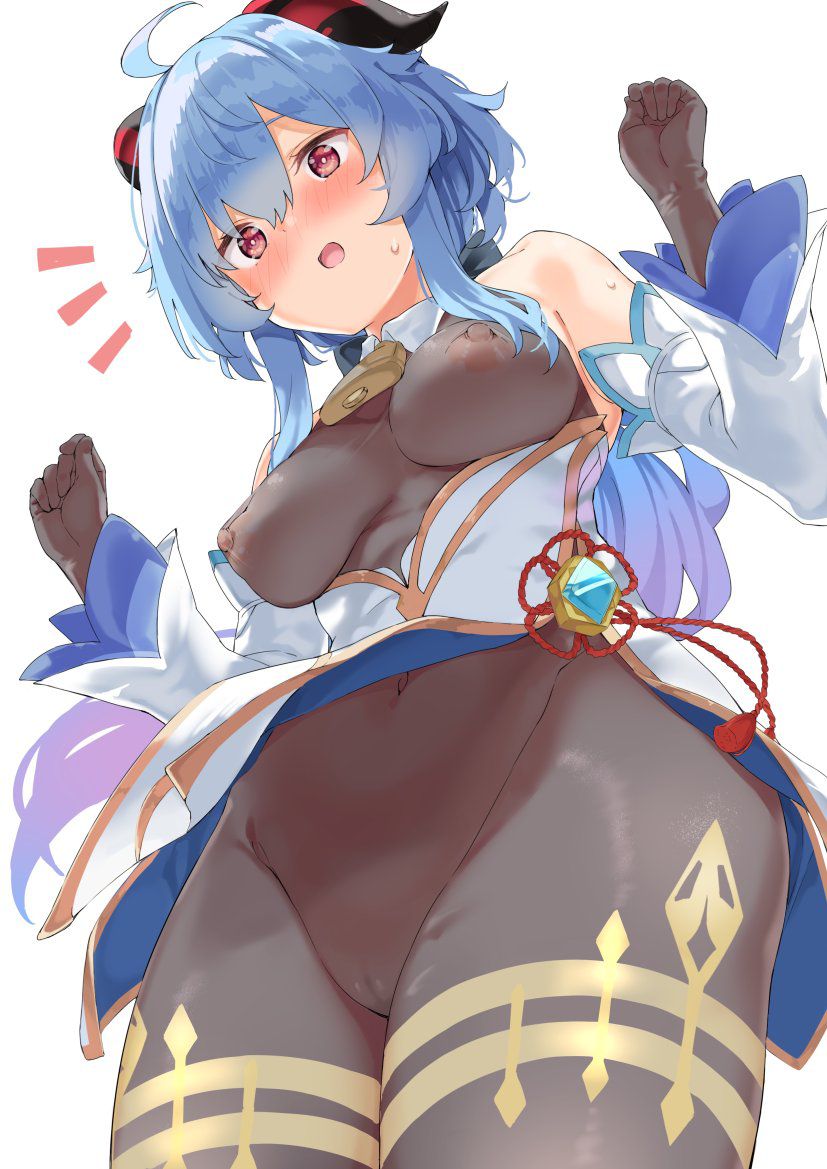 ローアングルの二次元エロ画像。