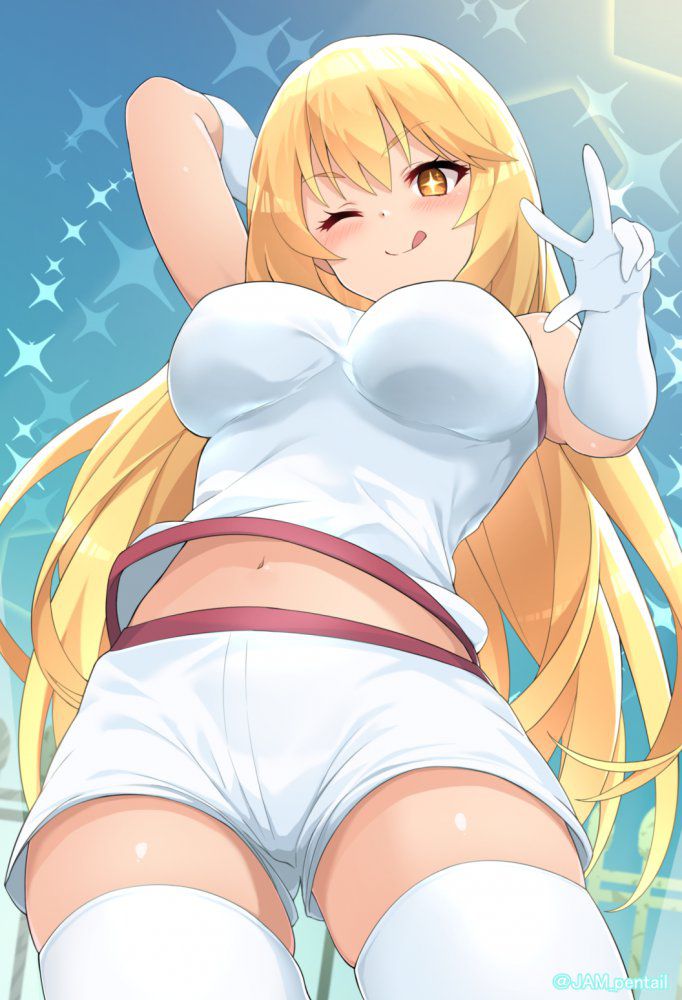 ローアングルの二次元エロ画像。