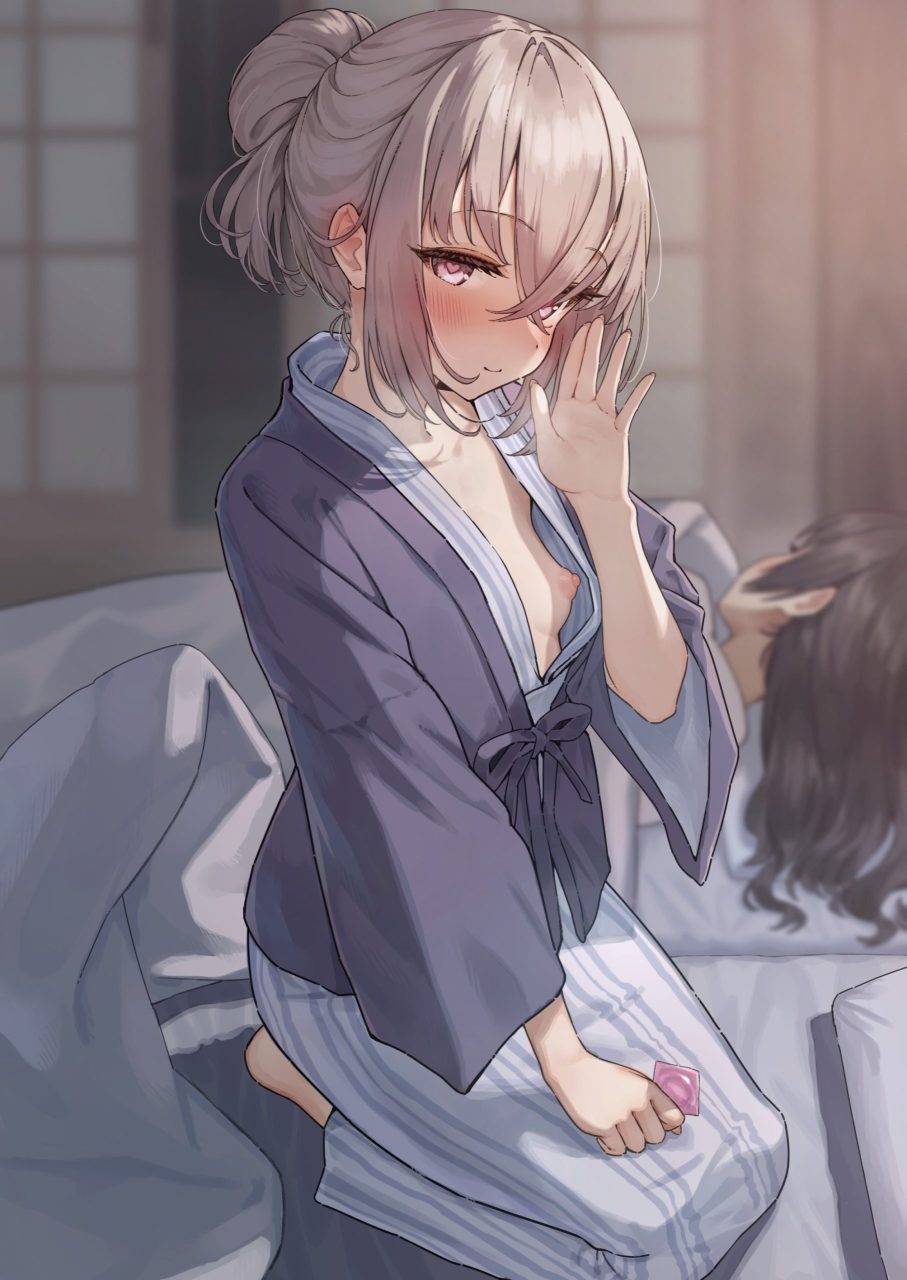 胸チラのエロ画像なんです！