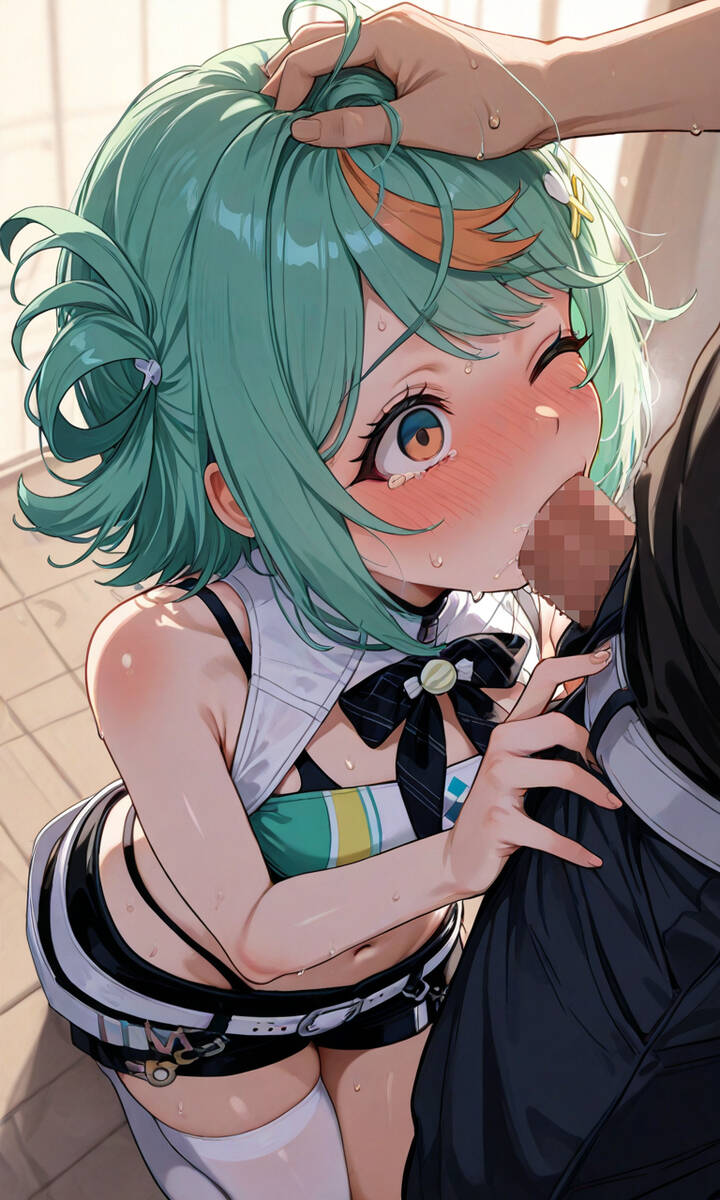 緑髪の二次エロ画像で！