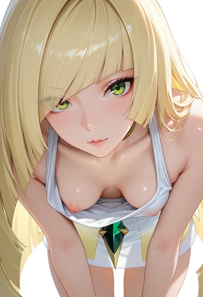 胸チラのエロ画像なんです！