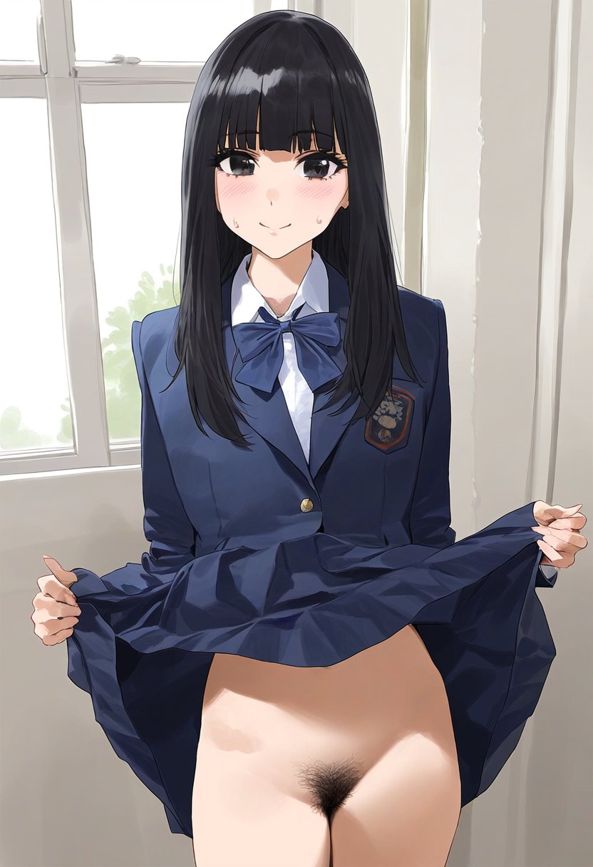 たくし上げの虹エロ画像