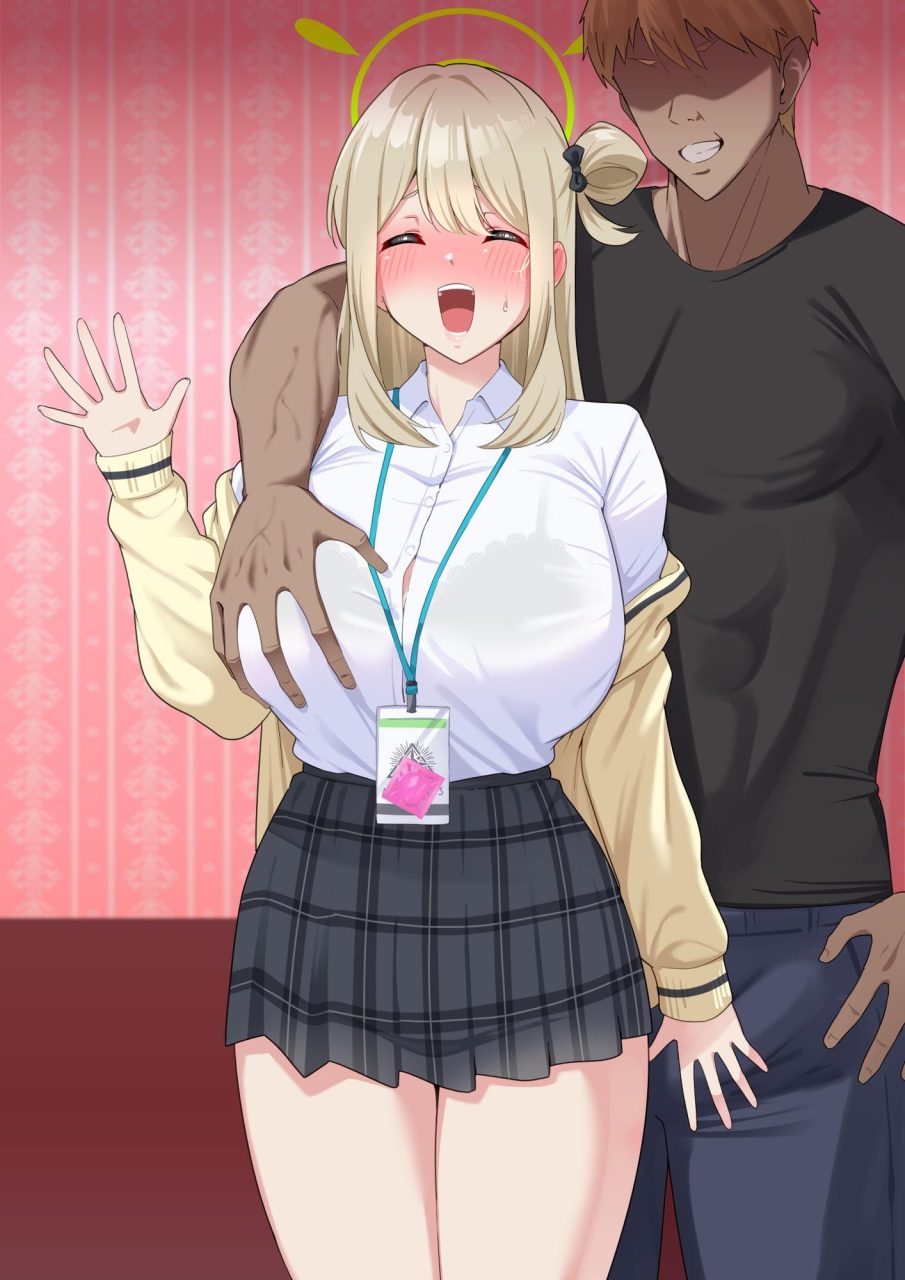 おっぱいの可愛い二次元画像。
