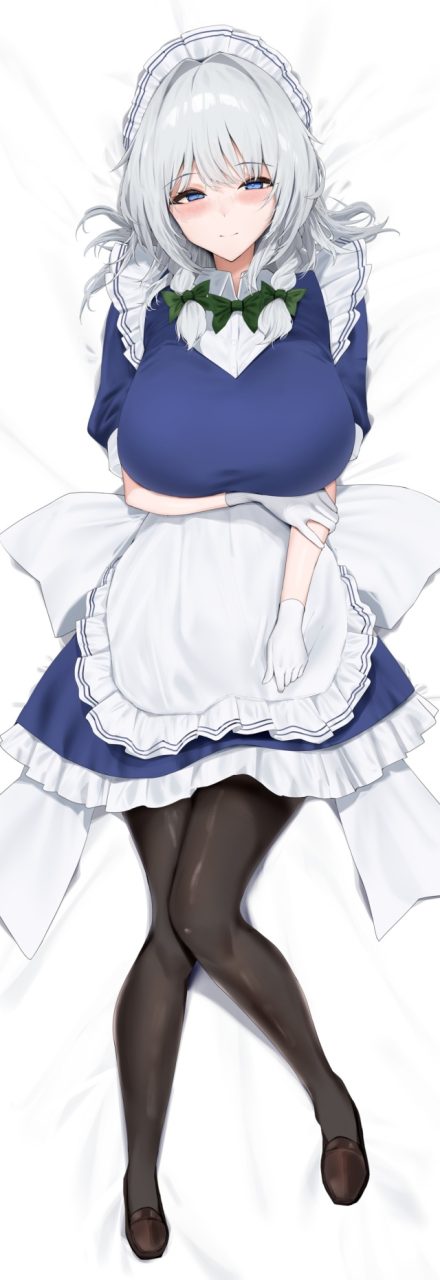 銀髪の二次フェチ画像。