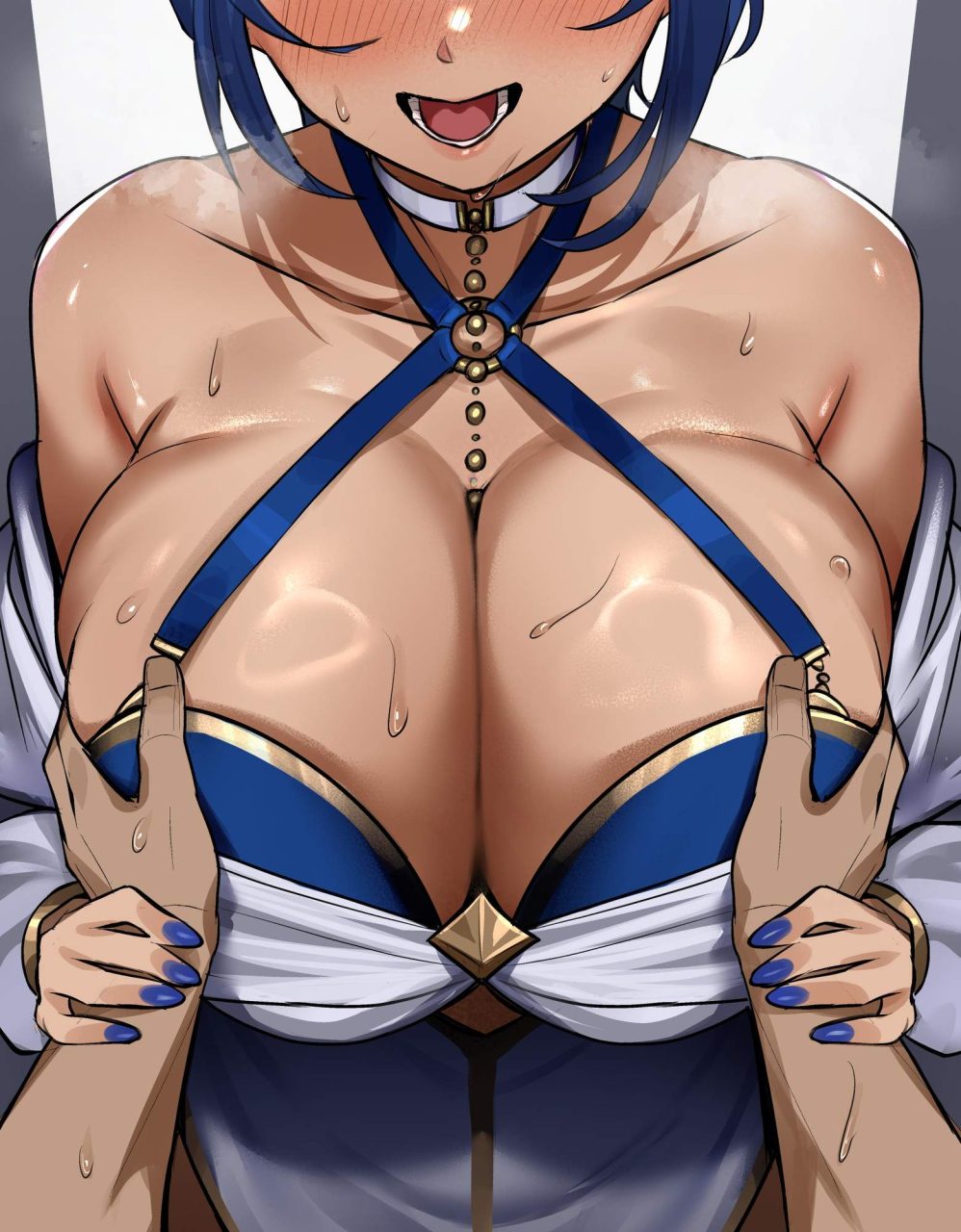 おっぱいの可愛い二次元画像。