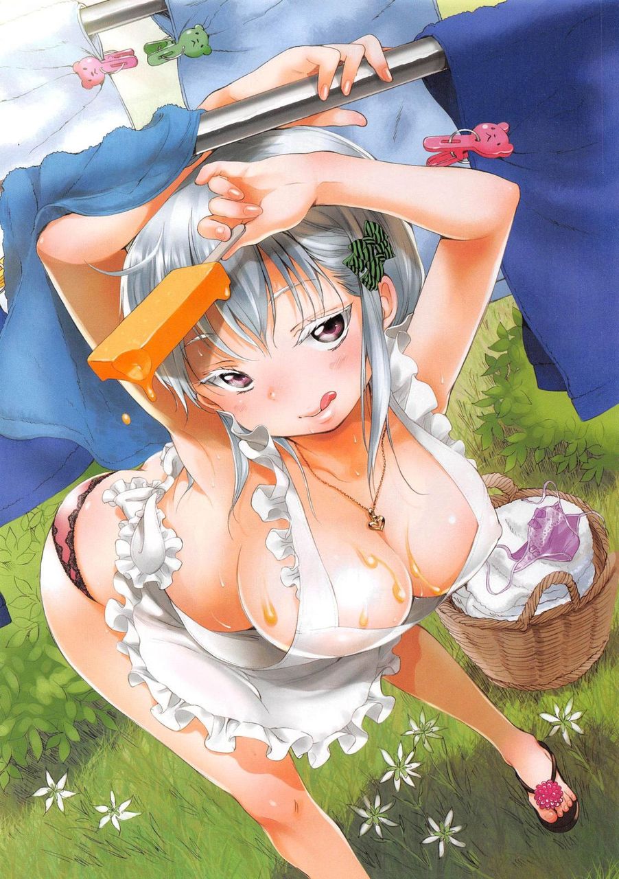 裸エプロンのエロい画像