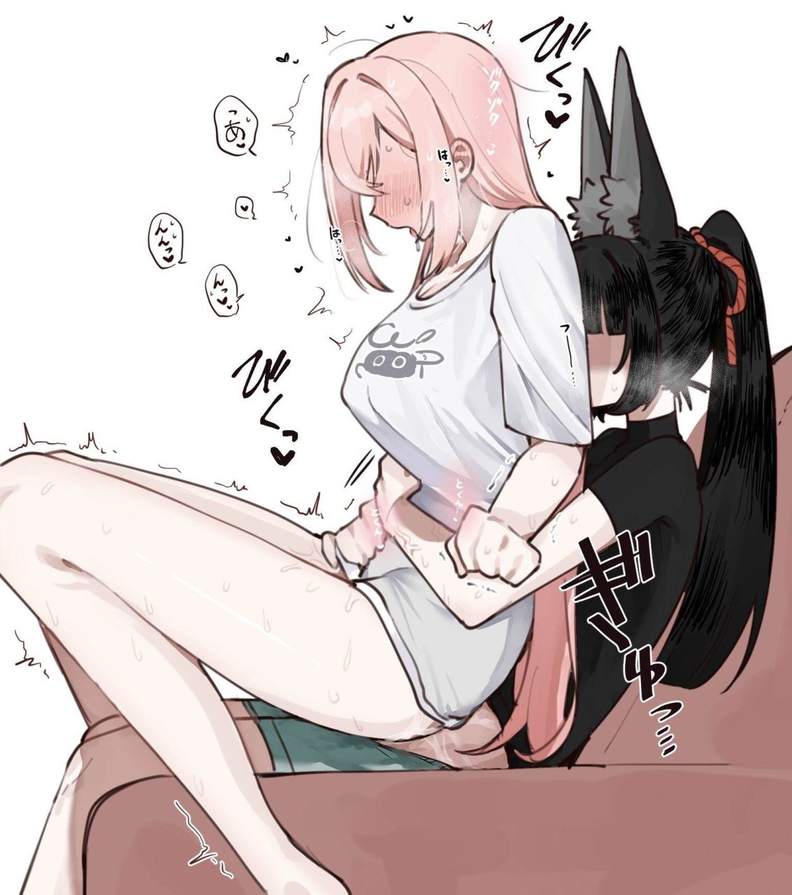 百合・レズの二次フェチ画像。