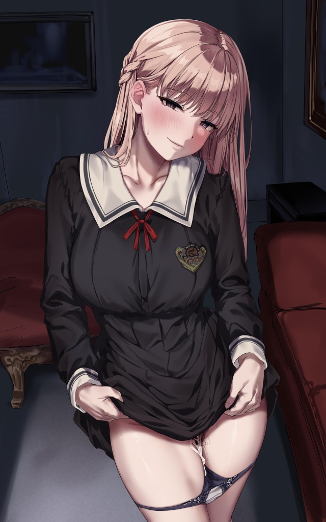 脱ぎかけのエロ画像詰め合わせ