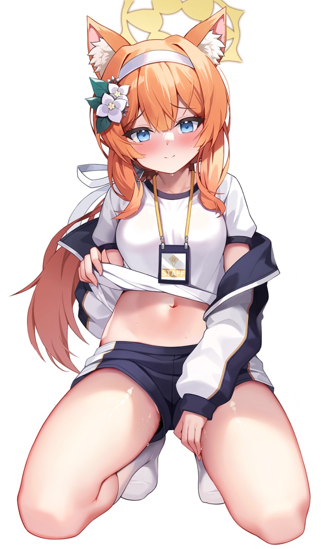 ブルーアーカイブの可愛い二次元画像。