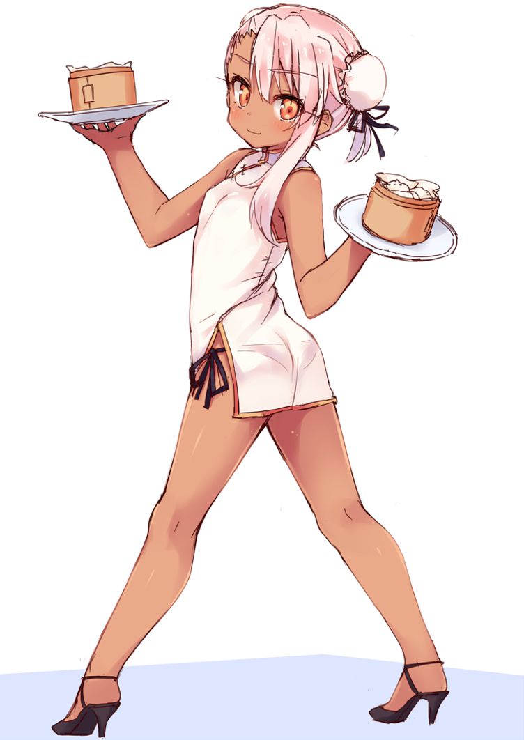 チャイナドレスの二次元エロ画像。